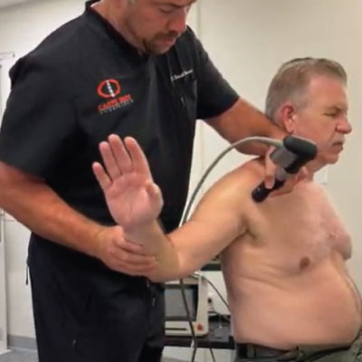 Shockwave therapy shoulder