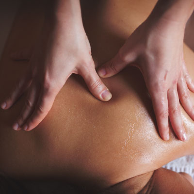 Massage therapy therapist pain relief